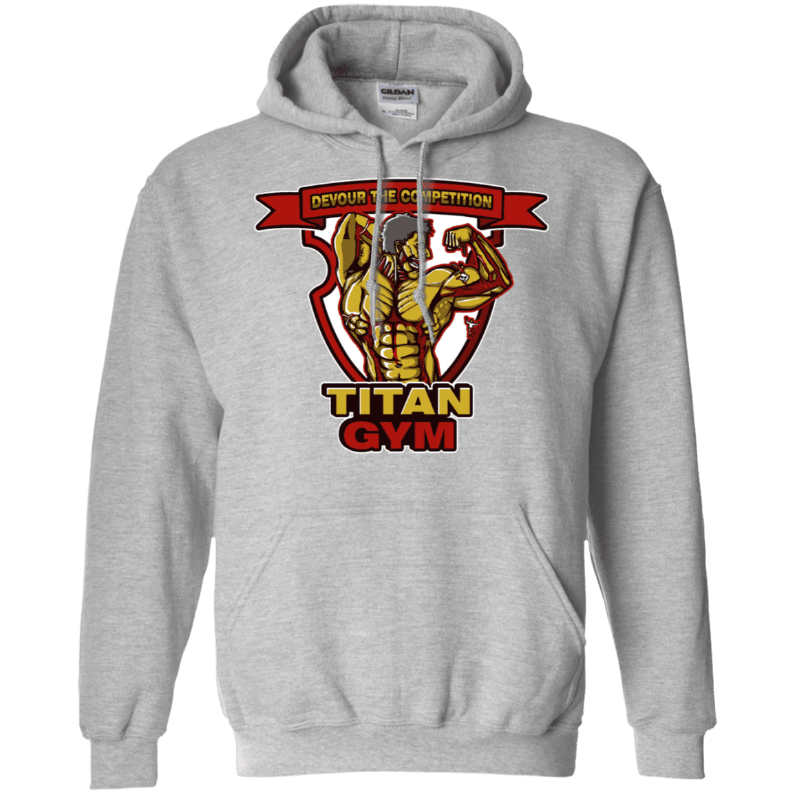 Sweatshirts Sport Grey / S Titan Gym Pullover Hoodie