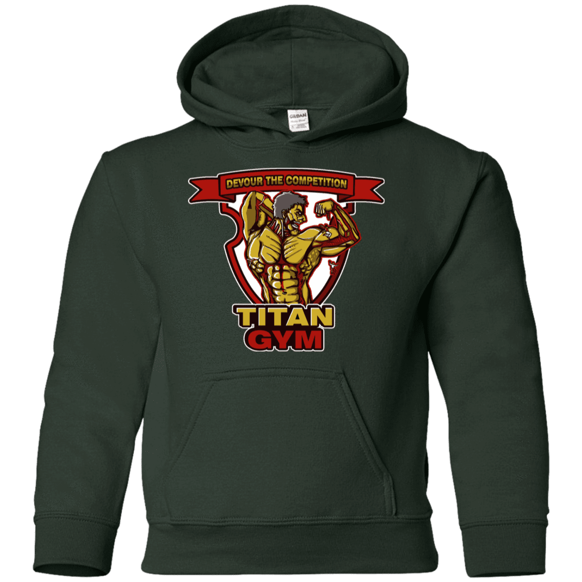 Sweatshirts Forest Green / YS Titan Gym Youth Hoodie