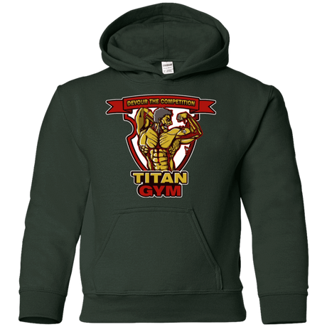 Sweatshirts Forest Green / YS Titan Gym Youth Hoodie