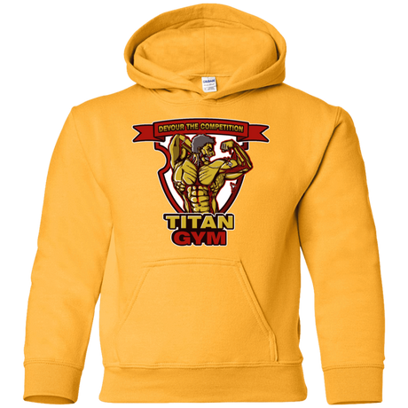 Sweatshirts Gold / YS Titan Gym Youth Hoodie