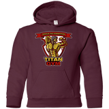 Sweatshirts Maroon / YS Titan Gym Youth Hoodie