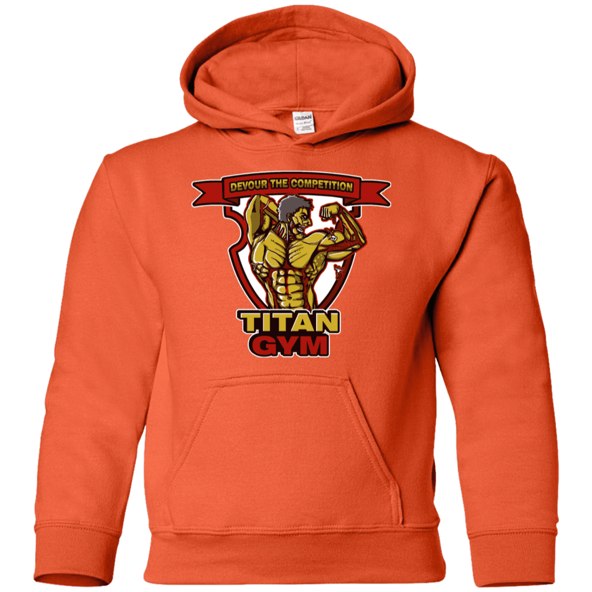 Sweatshirts Orange / YS Titan Gym Youth Hoodie