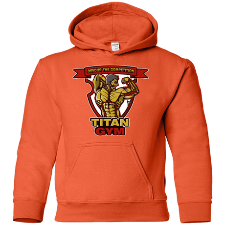 Sweatshirts Orange / YS Titan Gym Youth Hoodie