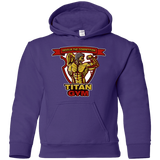 Sweatshirts Purple / YS Titan Gym Youth Hoodie