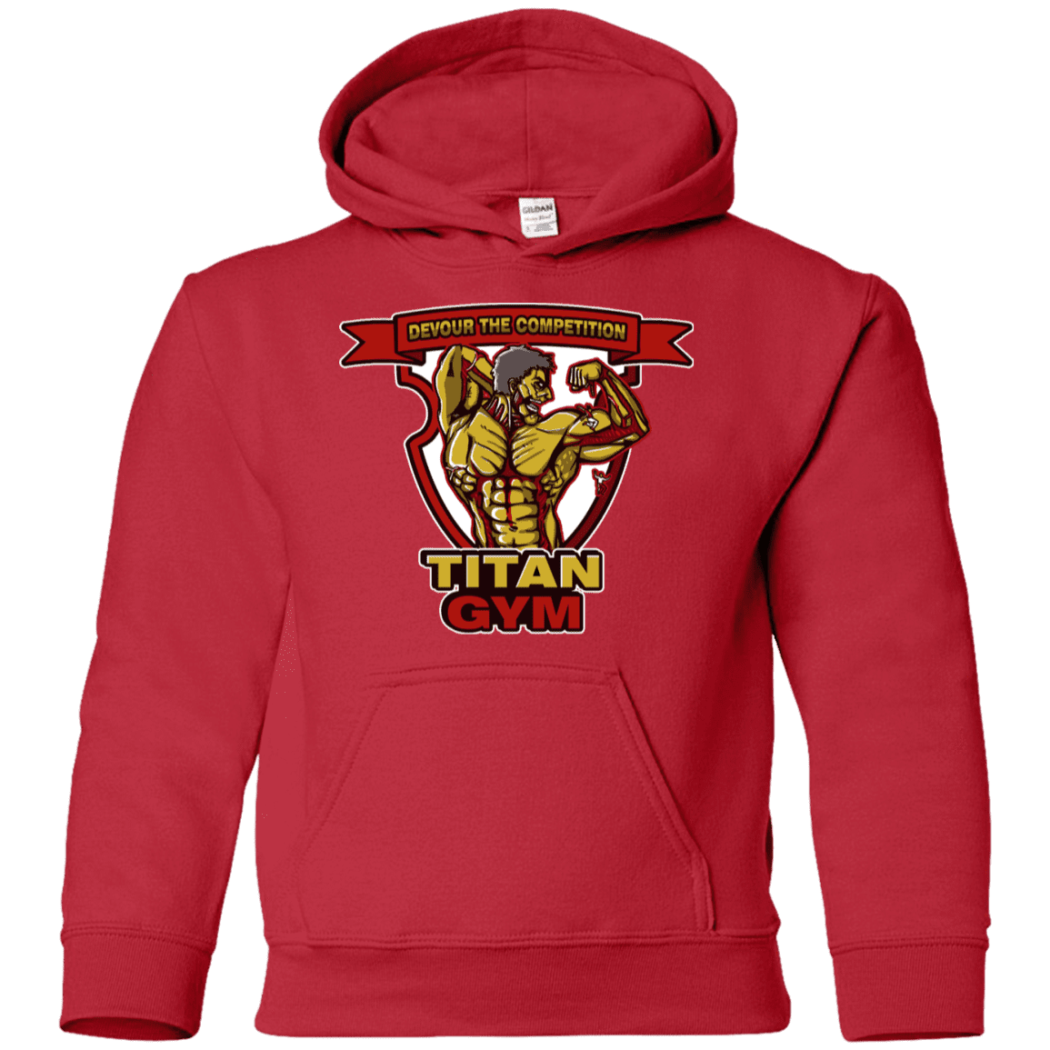 Sweatshirts Red / YS Titan Gym Youth Hoodie