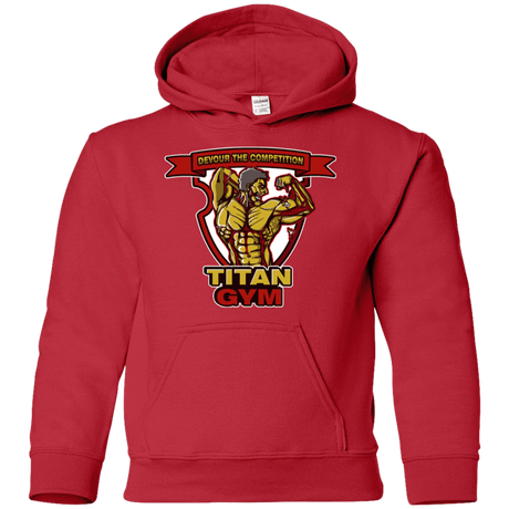 Sweatshirts Red / YS Titan Gym Youth Hoodie