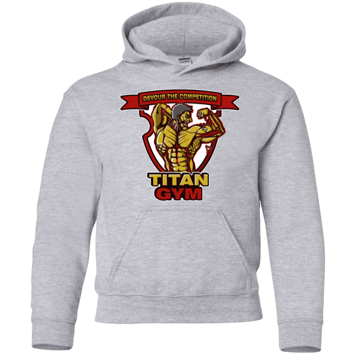 Sweatshirts Sport Grey / YS Titan Gym Youth Hoodie