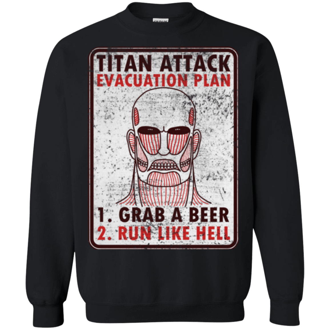 Sweatshirts Black / Small Titan plan Crewneck Sweatshirt