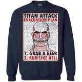 Sweatshirts Navy / Small Titan plan Crewneck Sweatshirt
