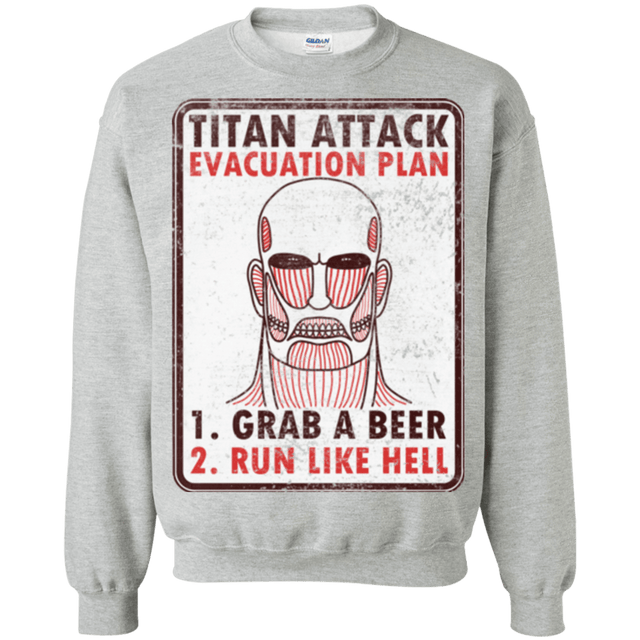 Sweatshirts Sport Grey / Small Titan plan Crewneck Sweatshirt