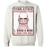 Sweatshirts White / Small Titan plan Crewneck Sweatshirt
