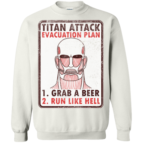 Sweatshirts White / Small Titan plan Crewneck Sweatshirt