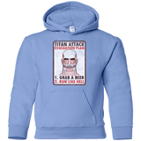 Sweatshirts Carolina Blue / YS Titan plan Youth Hoodie