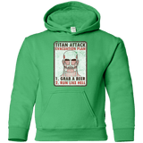 Sweatshirts Irish Green / YS Titan plan Youth Hoodie