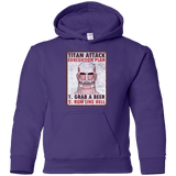 Sweatshirts Purple / YS Titan plan Youth Hoodie