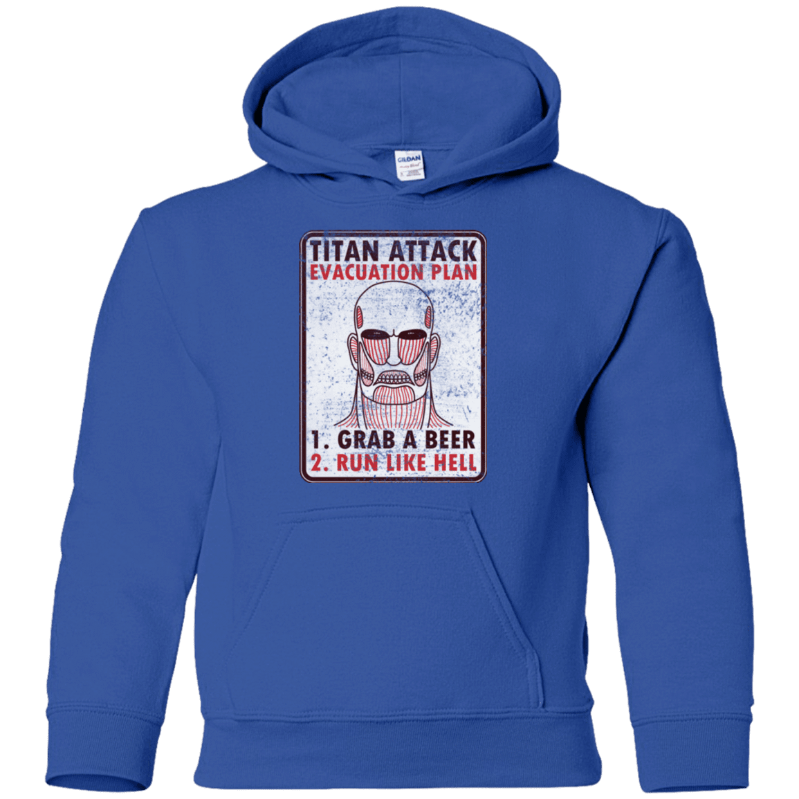 Sweatshirts Royal / YS Titan plan Youth Hoodie