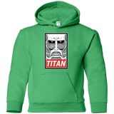 Sweatshirts Irish Green / YS Titan Youth Hoodie
