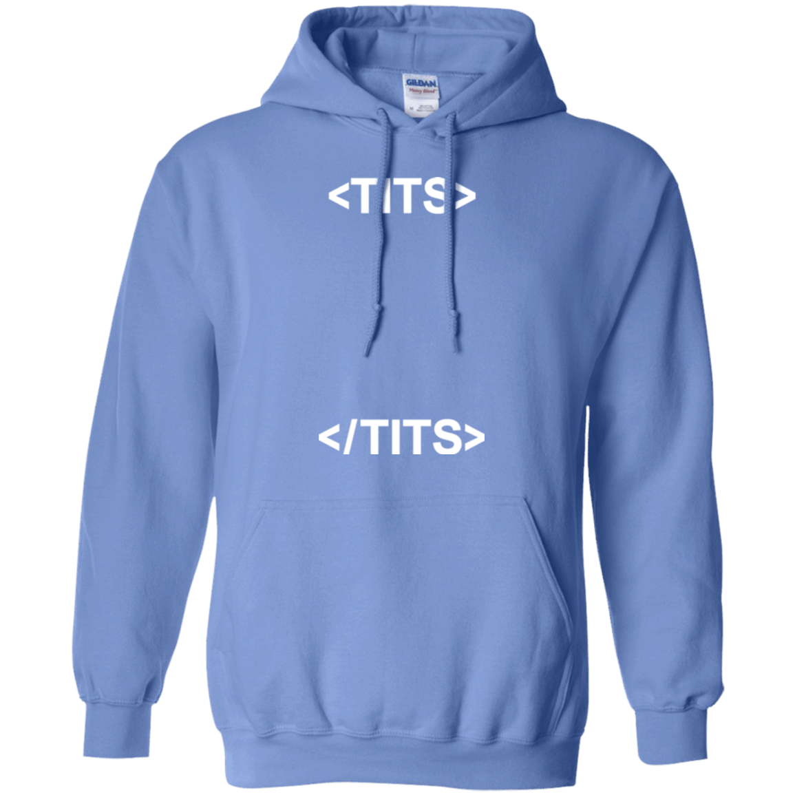 Sweatshirts Carolina Blue / Small Tits Pullover Hoodie