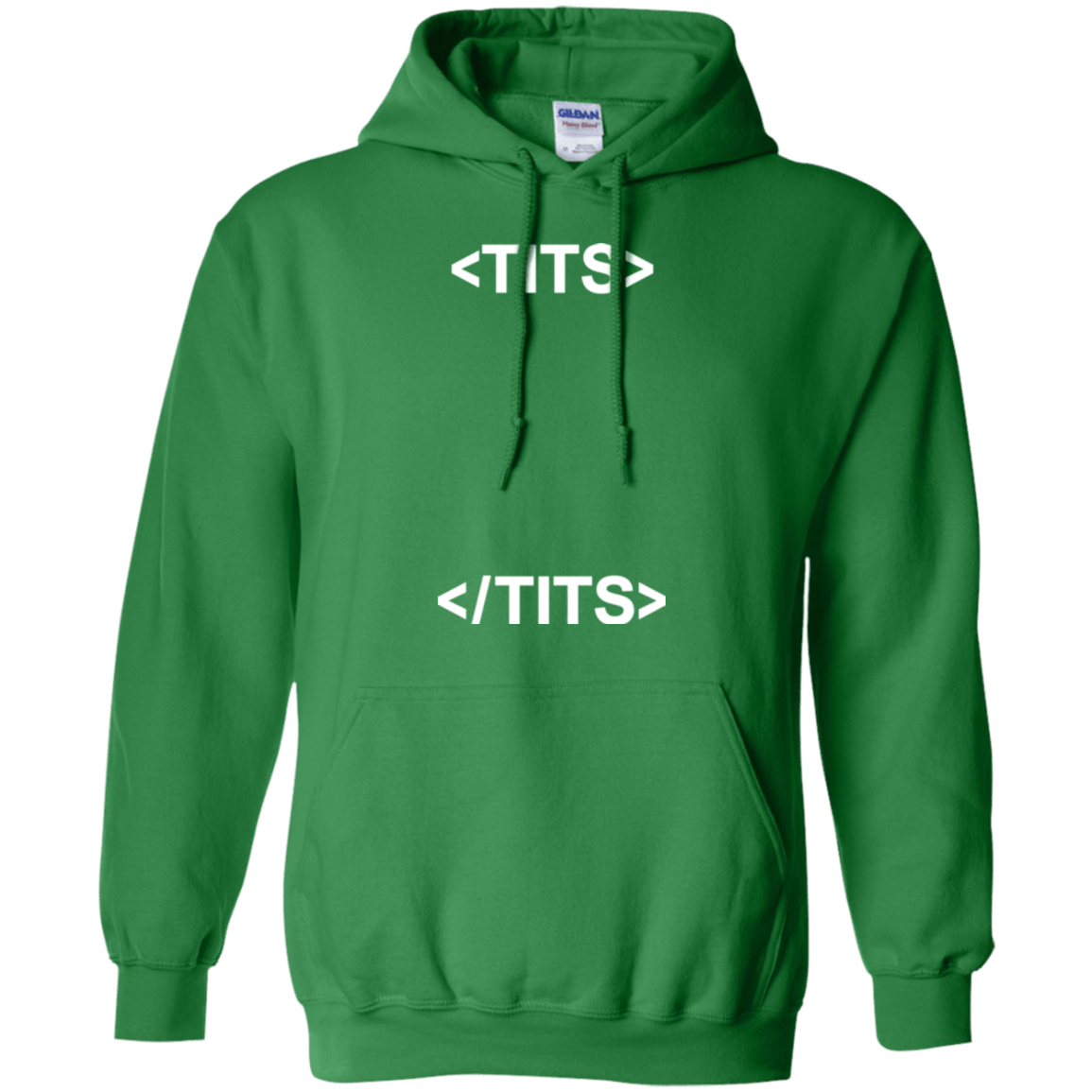 Sweatshirts Irish Green / Small Tits Pullover Hoodie