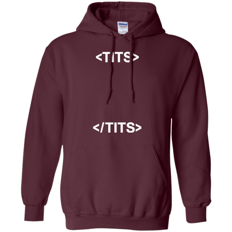 Sweatshirts Maroon / Small Tits Pullover Hoodie