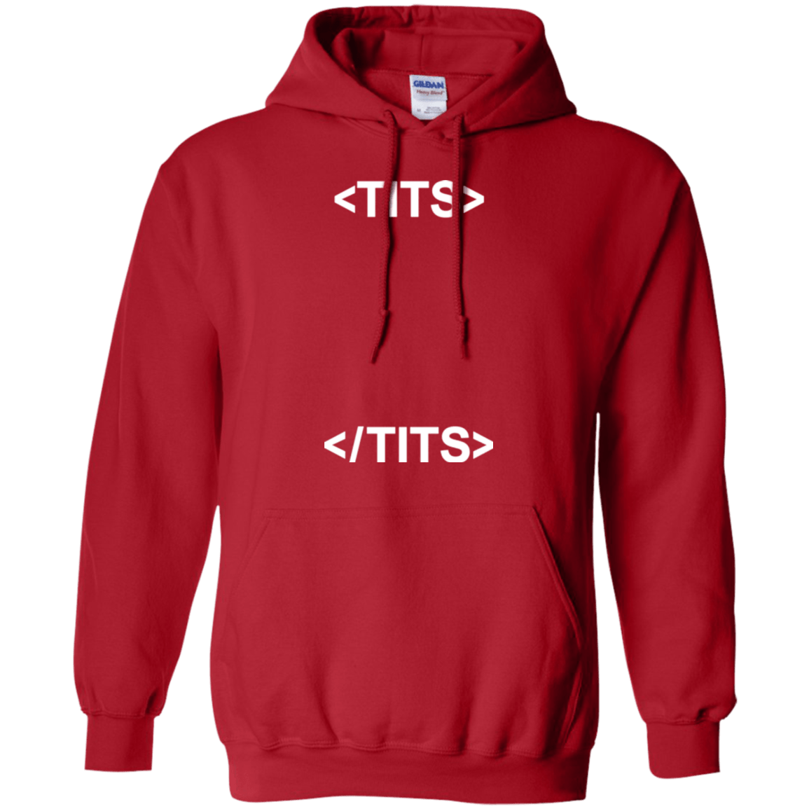 Sweatshirts Red / Small Tits Pullover Hoodie