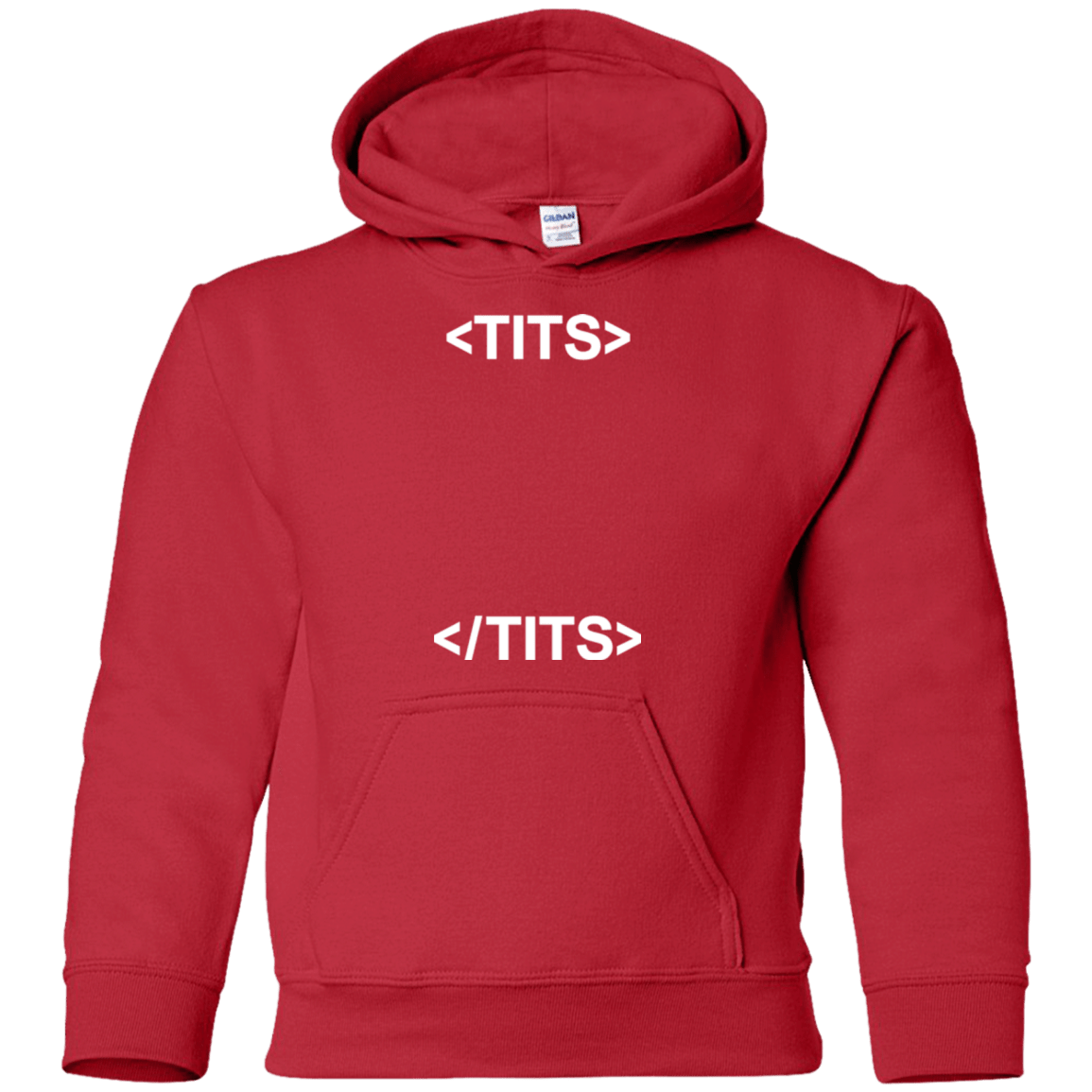 Sweatshirts Red / YS Tits Youth Hoodie