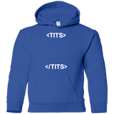 Sweatshirts Royal / YS Tits Youth Hoodie