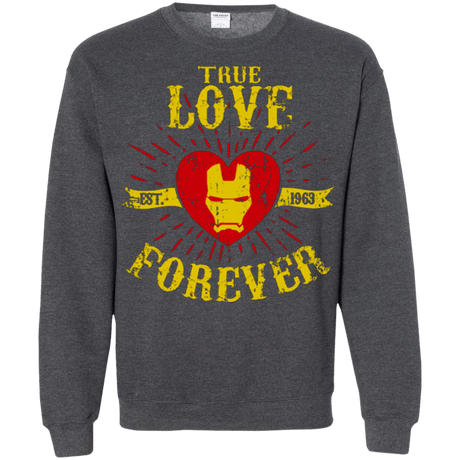 Sweatshirts Dark Heather / Small TLF  IRON Crewneck Sweatshirt