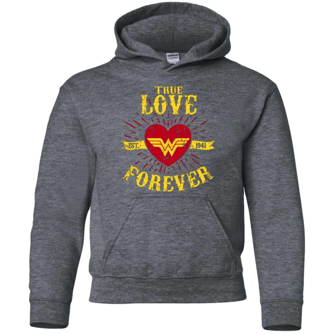 Sweatshirts Dark Heather / YS TLF  WONDER Youth Hoodie