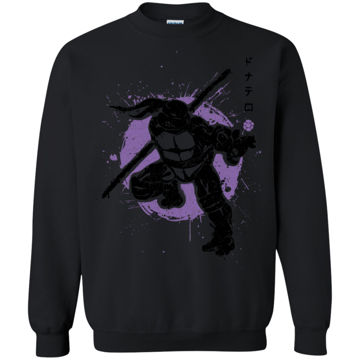 Sweatshirts Black / S TMNT - Bo Warrior Crewneck Sweatshirt