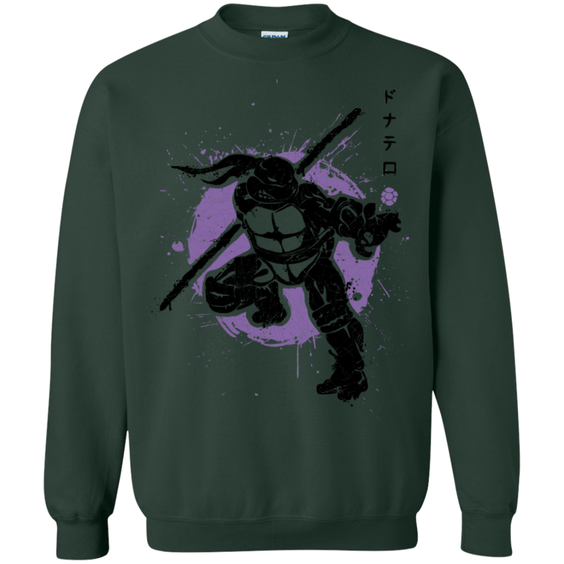 Sweatshirts Forest Green / S TMNT - Bo Warrior Crewneck Sweatshirt