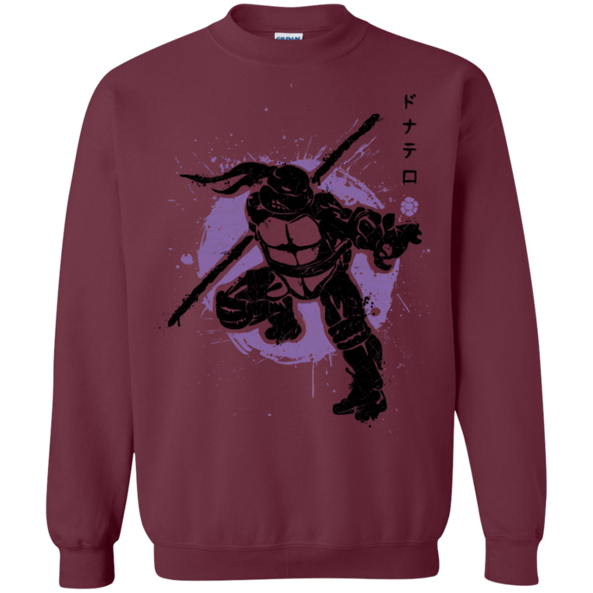 Sweatshirts Maroon / S TMNT - Bo Warrior Crewneck Sweatshirt