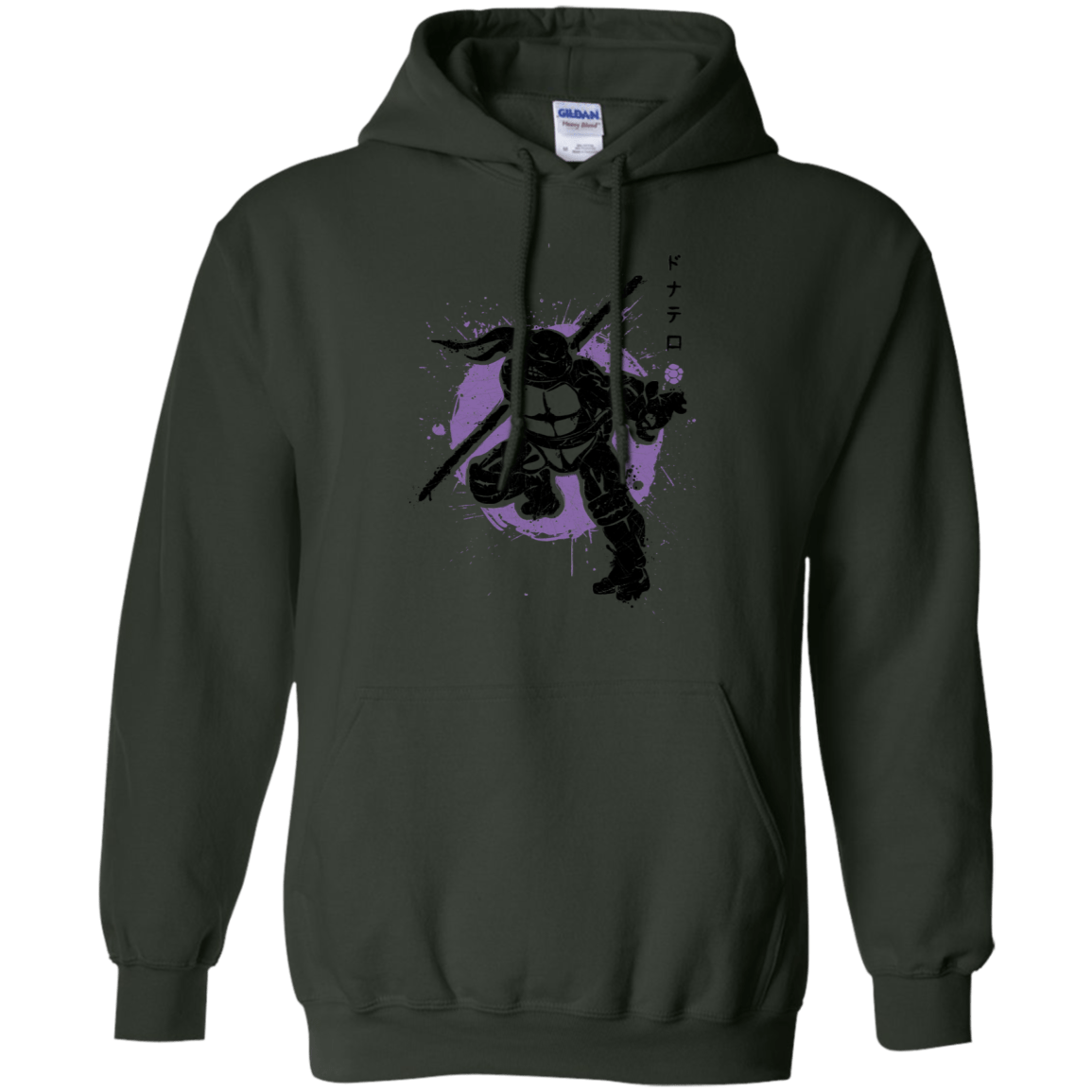 Sweatshirts Forest Green / S TMNT - Bo Warrior Pullover Hoodie