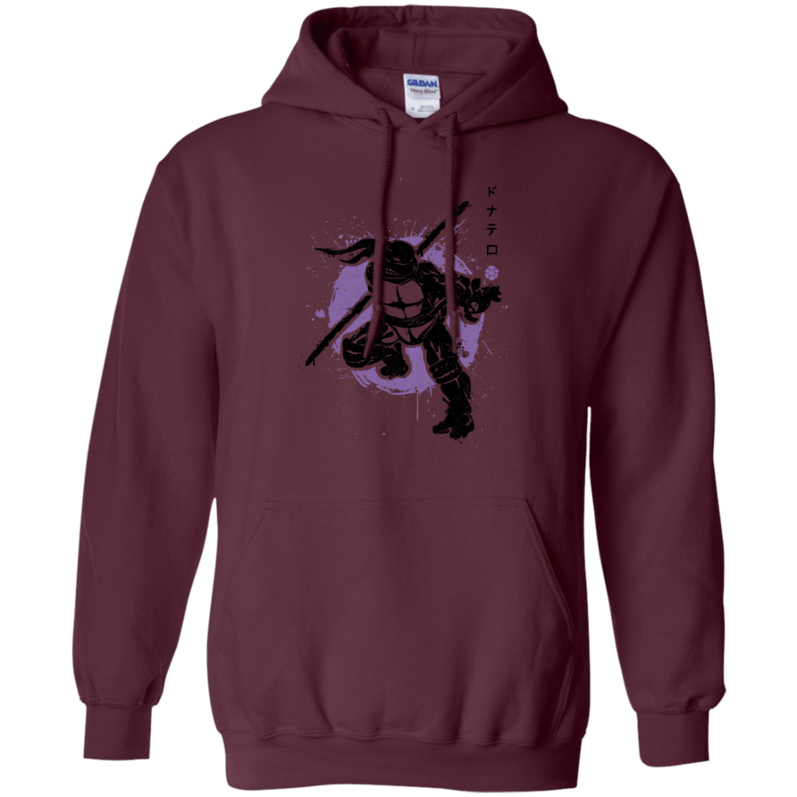 Sweatshirts Maroon / S TMNT - Bo Warrior Pullover Hoodie