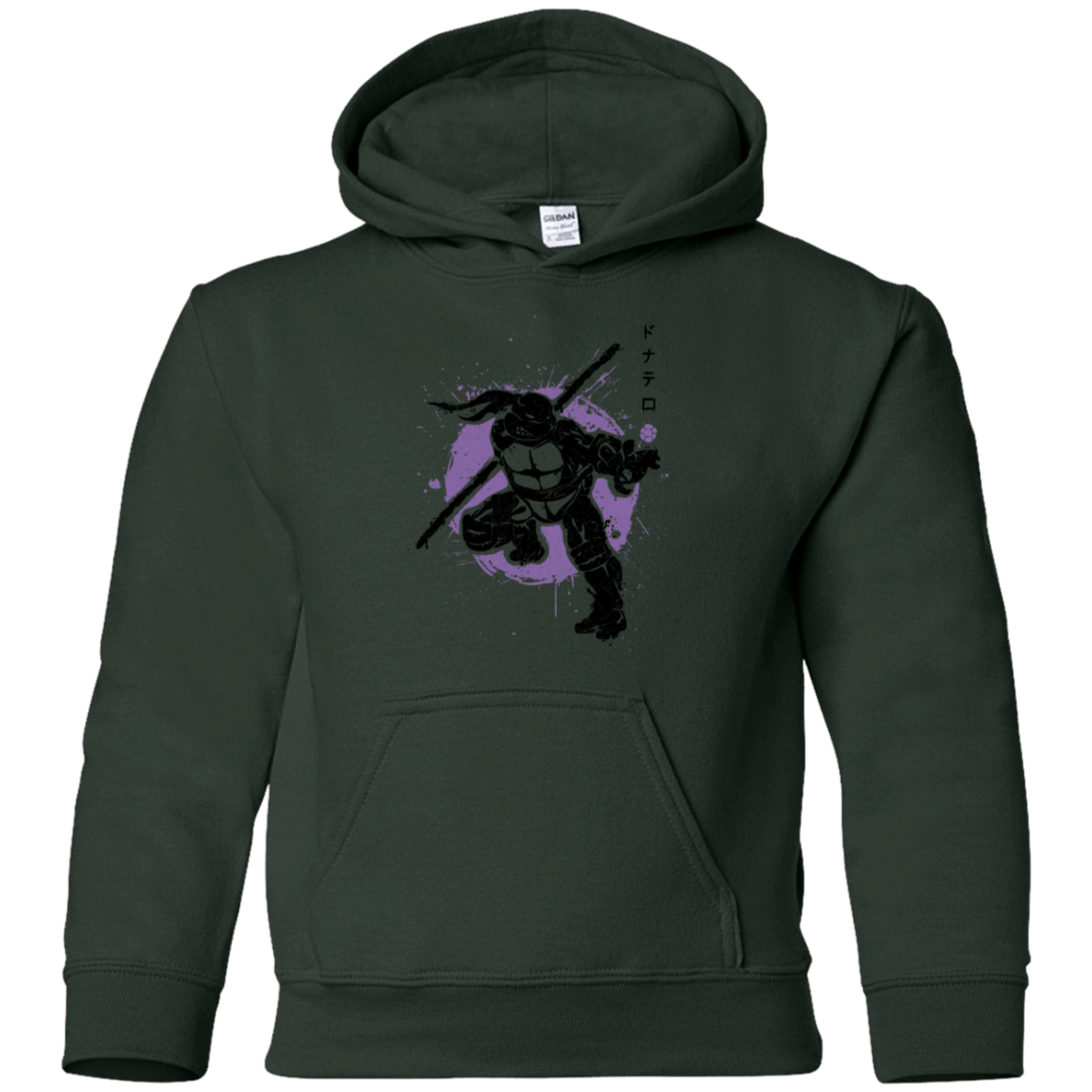 Sweatshirts Forest Green / YS TMNT - Bo Warrior Youth Hoodie