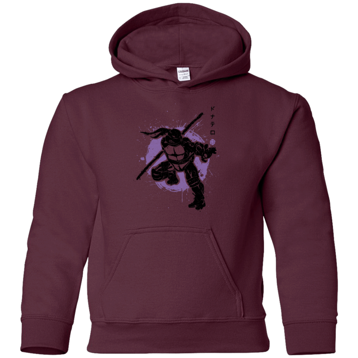 Sweatshirts Maroon / YS TMNT - Bo Warrior Youth Hoodie