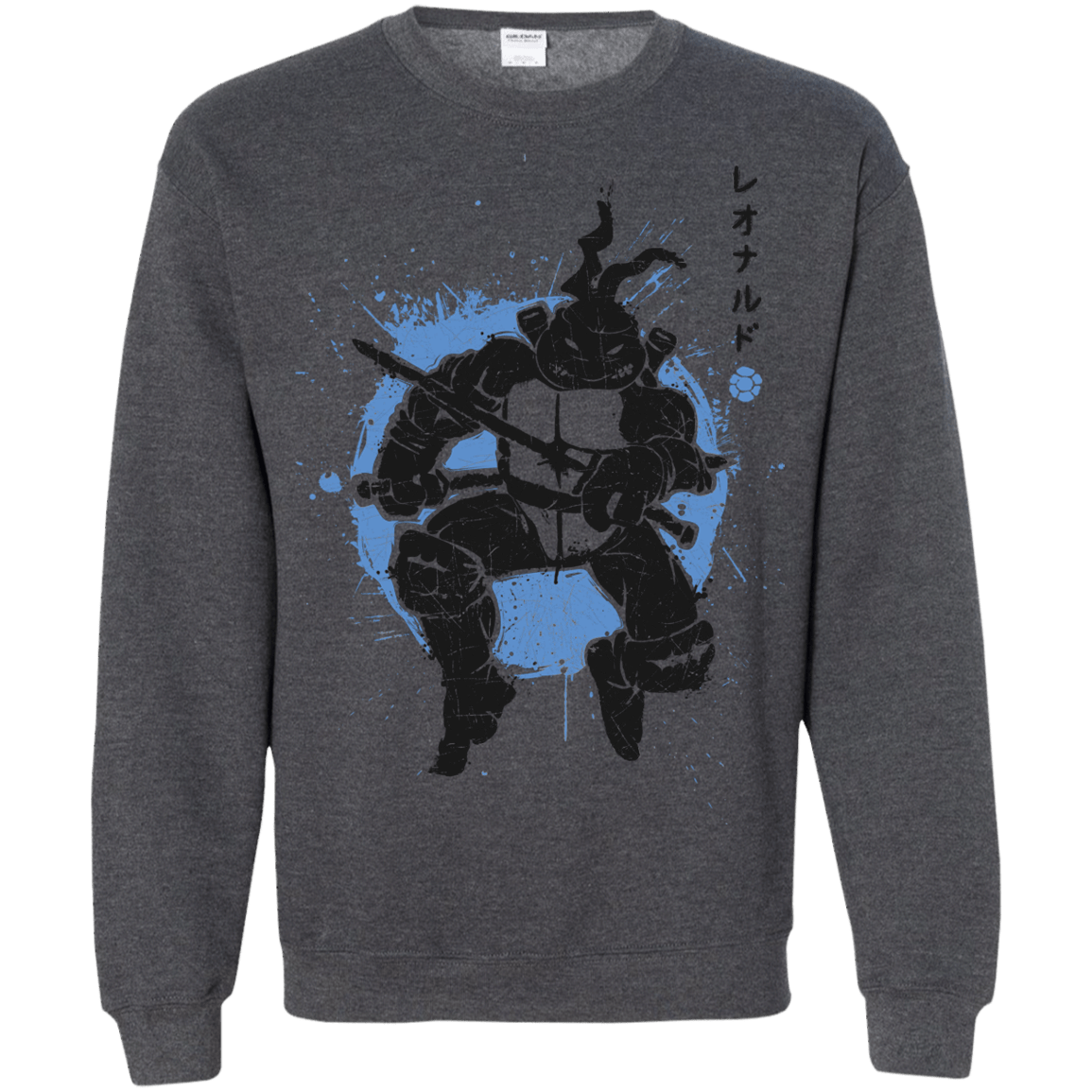Sweatshirts Dark Heather / S TMNT - Katana Warrior Crewneck Sweatshirt