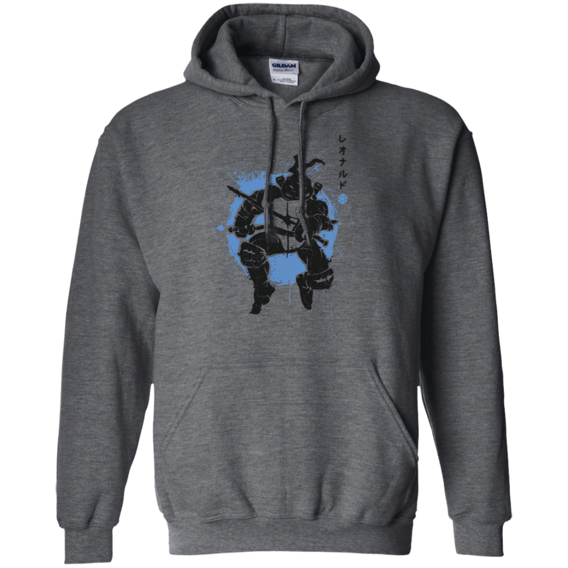 Sweatshirts Dark Heather / S TMNT - Katana Warrior Pullover Hoodie