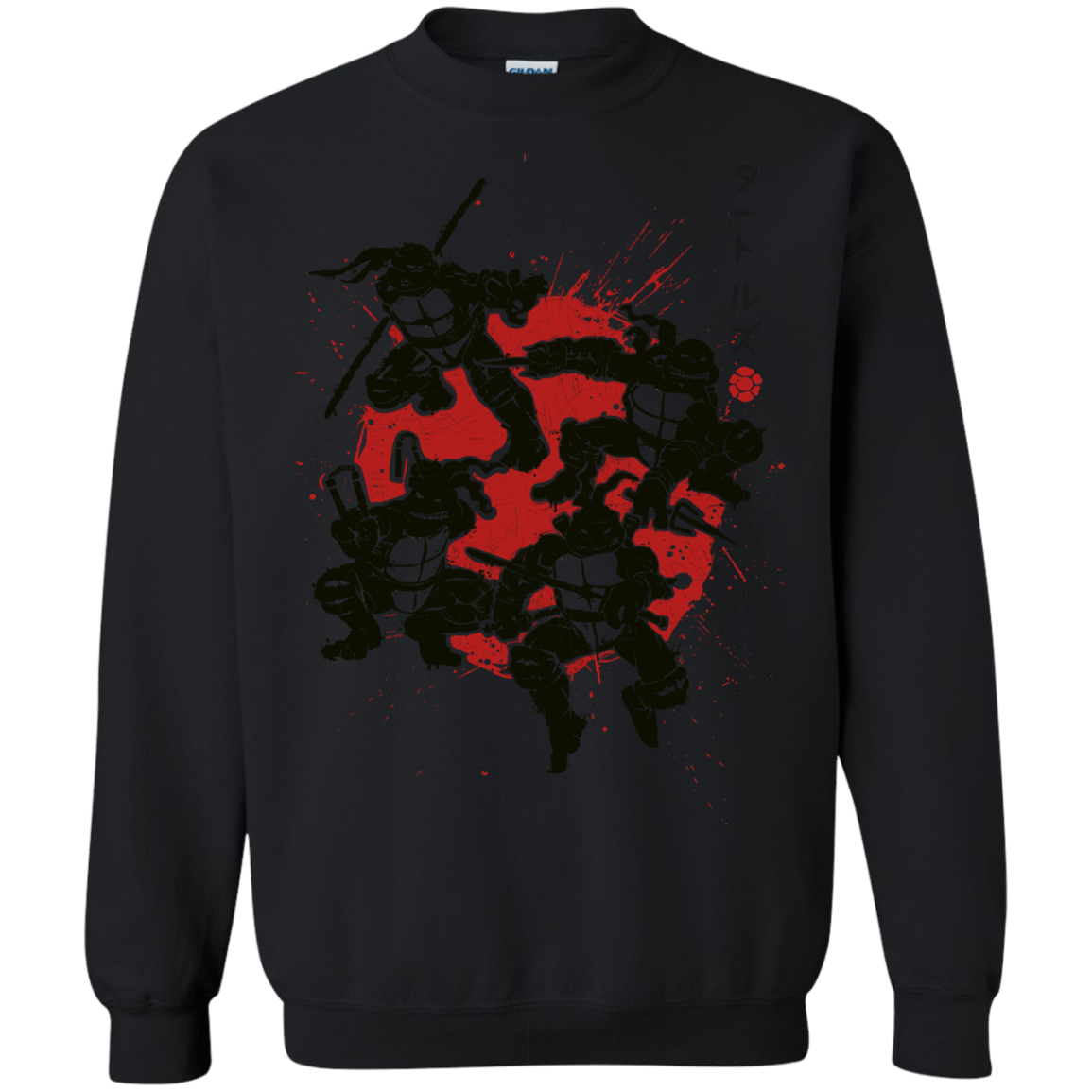 Sweatshirts Black / S TMNT - Mutant Warriors Crewneck Sweatshirt