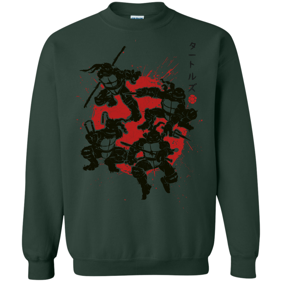 Sweatshirts Forest Green / S TMNT - Mutant Warriors Crewneck Sweatshirt