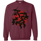 Sweatshirts Maroon / S TMNT - Mutant Warriors Crewneck Sweatshirt