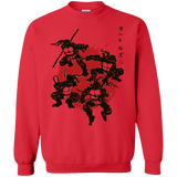 Sweatshirts Red / S TMNT - Mutant Warriors Crewneck Sweatshirt