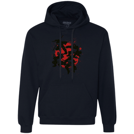 Sweatshirts Navy / S TMNT - Mutant Warriors Premium Fleece Hoodie