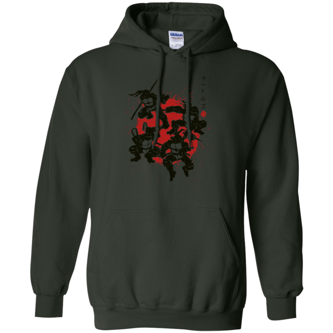 Sweatshirts Forest Green / S TMNT - Mutant Warriors Pullover Hoodie