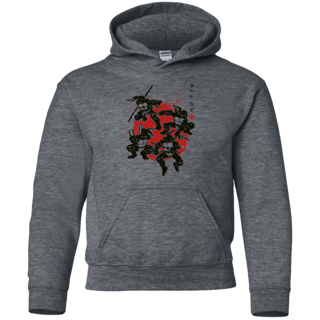 Sweatshirts Dark Heather / YS TMNT - Mutant Warriors Youth Hoodie