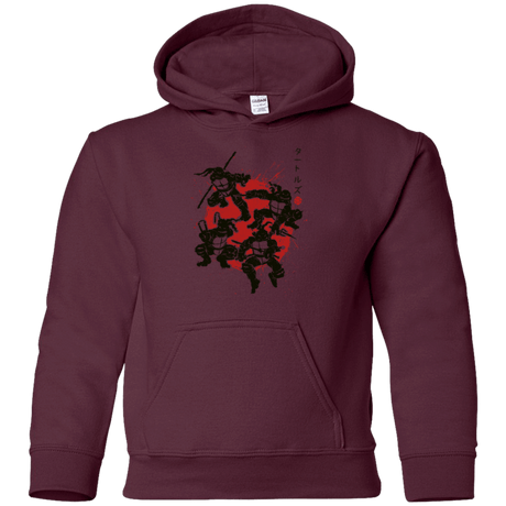 Sweatshirts Maroon / YS TMNT - Mutant Warriors Youth Hoodie