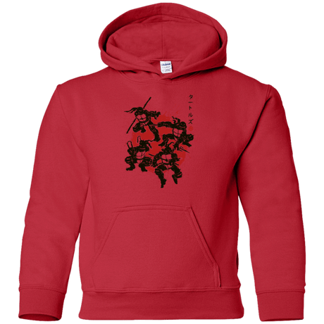 Sweatshirts Red / YS TMNT - Mutant Warriors Youth Hoodie