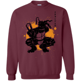 Sweatshirts Maroon / S TMNT - Nunchaku Warrior Crewneck Sweatshirt