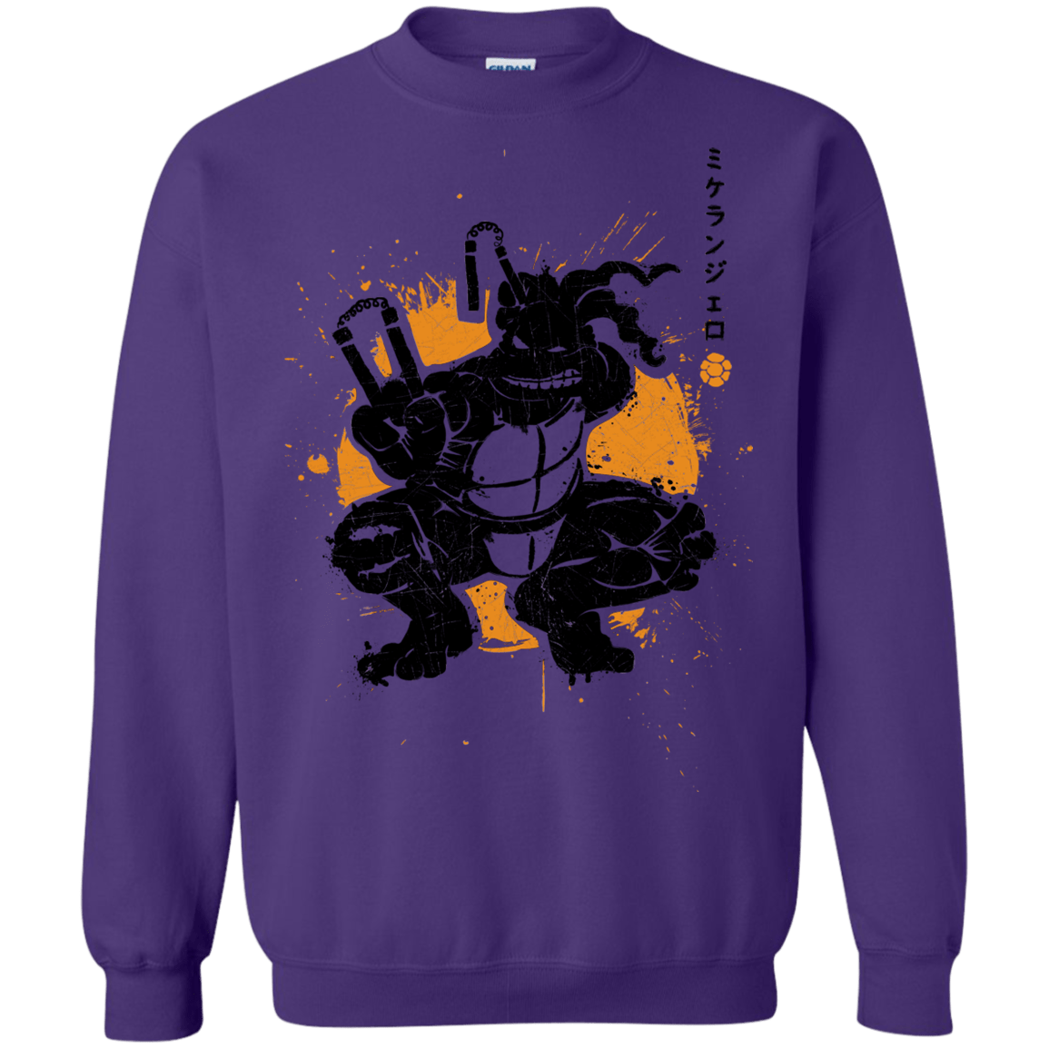 Sweatshirts Purple / S TMNT - Nunchaku Warrior Crewneck Sweatshirt