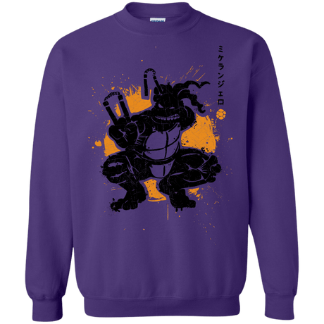 Sweatshirts Purple / S TMNT - Nunchaku Warrior Crewneck Sweatshirt